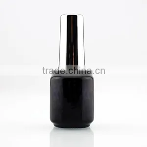 5ml Round Empty UV Gel Nail Polish Bottle With Aluminum Cap and Brush thumbnail-1
