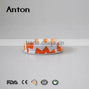 Orange Colored Custom Plain Metal Tin Bottle Cap thumbnail-3