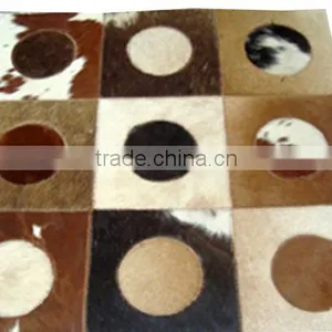 Hair-On Cowhide Leather Carpet M-78 thumbnail-1