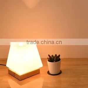 2016 New Wooden Glass Table Lamp Guzhen Lighting Mini Desk Table Lamp thumbnail-1