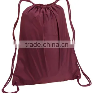 Liberty Bags Large Nylon Drawstring Backpack Shopping Gym Bag Portable thumbnail-5