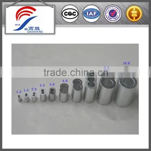 1.2-10mm Double Orifice Oval Aluminium Sleeves thumbnail-1