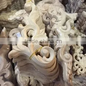 Hand Carved Decorative Wood Caving Solid Wood Moulding thumbnail-4