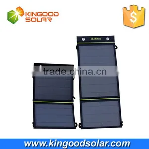 Hot Sale Factory Price Solar Charger Foldable 15W Solar Panel From Shenzhen thumbnail-2