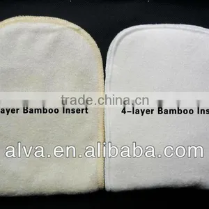Alva Washable Organic Nappy, Bamboo Cloth Diaper Insert thumbnail-1