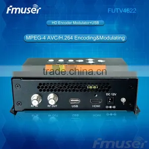 FUTV4622 DVB-T MPEG-4 AVC/H.264 HD Encoder Modulator (Tuner,HDMI In; RF Out) With USB Upgrade for Home Use thumbnail-1