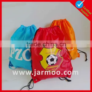 Custom Hemp Red Drawstring Bag thumbnail-3