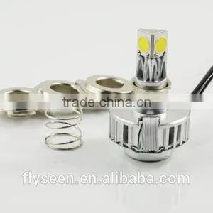 Hottest 3 Lights M3H 2500LM 24W Motorcycle LED Projector Headlights, Led Motorcycle Headlight thumbnail-3