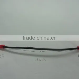 BLACK 15CM 6.3MM-6.3MM CABLE CONNECTOR thumbnail-1