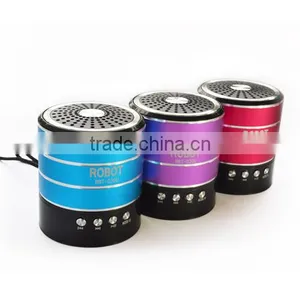 Robot-030 Vibration Portable Mini Speaker,active Powered Sound Box,fm Radio Usb sd Card Reader Speaker thumbnail-3