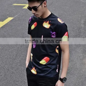 Wholesale Custom Printed 3dt-shirt or Dry Fit Plain T-shirts and All Over Sublimation Printing T-shirt Made in China thumbnail-6
