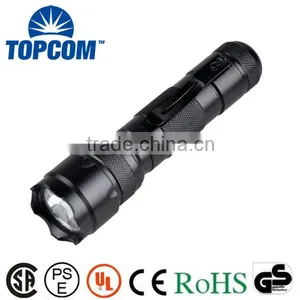 Aluminum 3 Modes High Power XM-L T6 LED Police Security Flashlight With Clip thumbnail-1