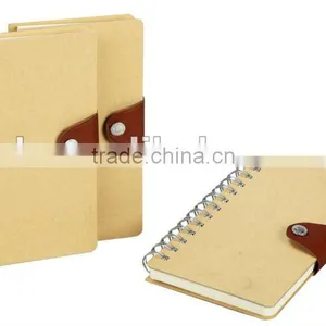 2012 New Design Notebook With PU Closure and Spiral thumbnail-1