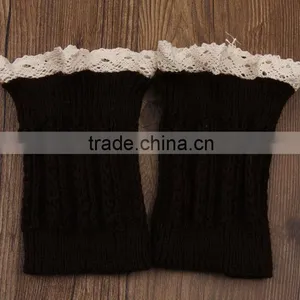 Wholesale Hot Girls Leg Warmer Knit Crochet High Legging Knee Warmer thumbnail-4