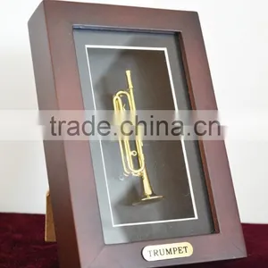 Trumpet Display Case Wall Frame thumbnail-1