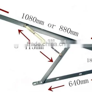 High Quality Gas Strut for Bed With ISO:9001 thumbnail-4