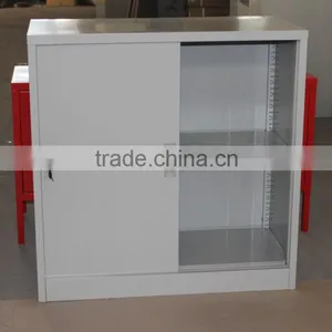 Sliding Door Shoes Storage Steel Shelf With 3 Layers thumbnail-1