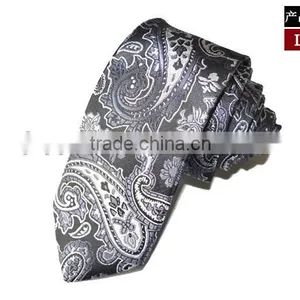 Men's Woven Jaquard Paisley Pattern Neck Tie thumbnail-4