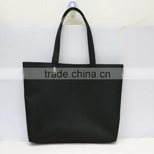 Best Selling High Quality Black Shopping Bag Portable Recyclable Shopping Cotton Bag thumbnail-1