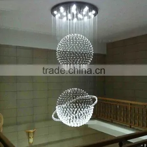 K9 Crystal Drop Rope Chandelier High Ceiling Pendant Lights 92039 thumbnail-1