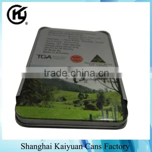 High Quality Tinplate Rectangular Candy Tin Box(Push Over) thumbnail-5