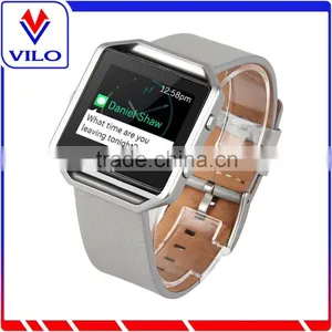 Wristband Bracelet Genuine Leather Band for Fitbit Blaze thumbnail-2