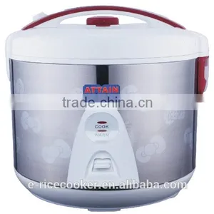 Color Stainless Steel Shell Automatic Multi Function Electric Rice Cooker thumbnail-5