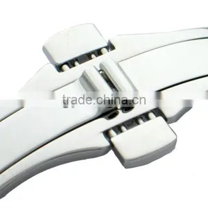 Stainless Steel Butterfly Clasp Watch Buckle for China Watches and Bracelets for Gentleman Watches Men thumbnail-2