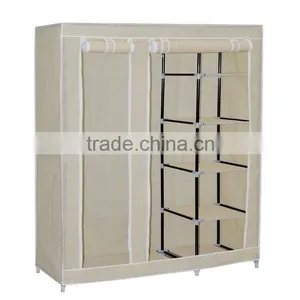Non-woven Fabirc Bedroom Wardrobe Flat Pack thumbnail-1