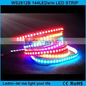 Individually Addressable Led Strip Ws2812b 144led/m 144pixel/m Dc5v Led Strip thumbnail-4