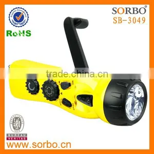 Handcrank LED Flashlight FM Radio thumbnail-2