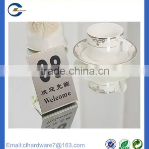 New Design Custom Stainless Steel Table Number Holder Quality Choice Supplier's Choice thumbnail-1