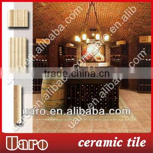 Non-slip Archaized Ceramic Glazed Rustic Porcelain Decorative Tile thumbnail-1