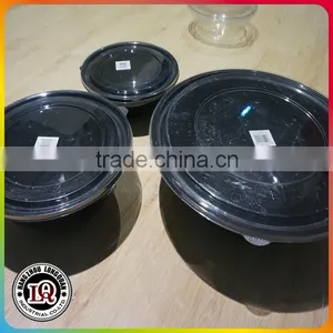 Disposable Large Plastic Salad Bowl With Lid thumbnail-1