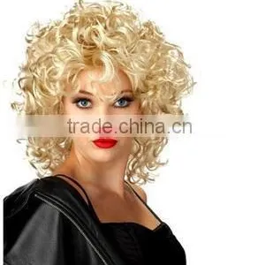 Blonde Top Full Lace Wigs Afro Kinky Curly Full Lace Wigs thumbnail-1