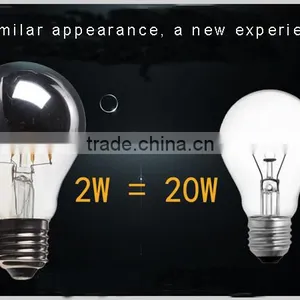 R50 Chrome Cover Dimmable 2W 4W 6W 8W LED Filament Bulbs E27 E26 E14 Led Decorative Bulbs thumbnail-3