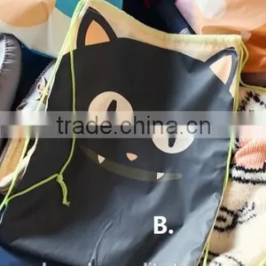 Printing Cartoon Good Quality Cheap Price Nylon Drawstring Bag thumbnail-3