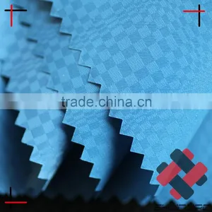 Jacquard Nylon Taffeta Fabric With Shiny pu Coating thumbnail-3