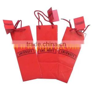 Red Small Gifts Paper Bags With Hand Tags thumbnail-1
