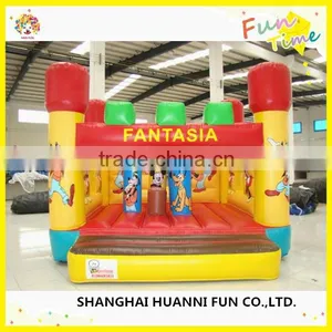 2015 Hot Sale Outdoor Commercial Inflatable Bouncer With Slide Made in China thumbnail-5