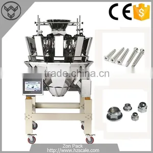 10-500g Hardware 10 Heads Multihead Weigher Screw Weighing Scale thumbnail-1