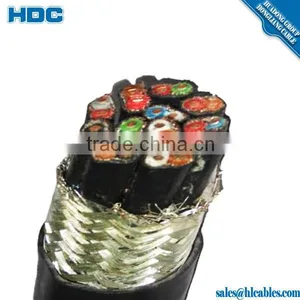 KYJV2 LV0.6/1kv 0.75/1.0/1.5mm2 4-12/48/61cores Copper Conductor XLPE Insulated Copper Tape Screened PVC Sheathed Control Cable thumbnail-1