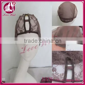 Wholesale Factory Price Wholesale Adjustable Mesh Weaving Wig Cap for Jewish Wig thumbnail-2