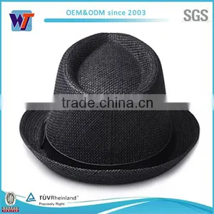 Wool Felt Hats Vintage Fedora Hats Wholesale for Men thumbnail-3