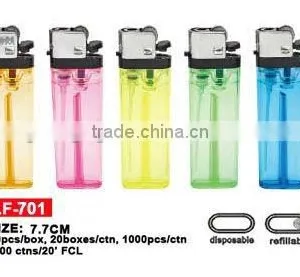 Cheap Transparent Bulk Flint Lighter ,77mm,80mm thumbnail-1