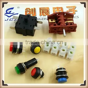 Electric Oven Switch ,RED Lock OFF-ON Push Button Car/Boat Switch,12mm IP65 Micro Electric Oven Switch no Latching/momentary thumbnail-6