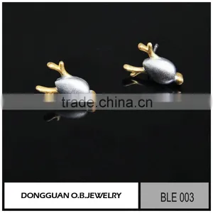 2016 The Newest Wholesale Stud Earrings,MATT Finished Jewelry Earring thumbnail-3