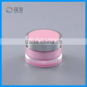30G Plating Cap Empty Acrylic Cream Container thumbnail-1