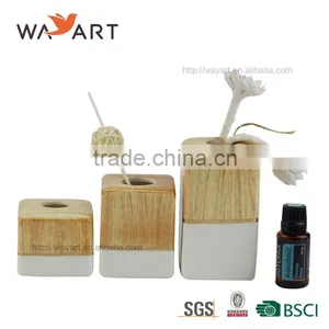BSCI SEDEX Audit Decorative Porcelain Natural Aroma Flower Oil Diffuser For Gift thumbnail-1