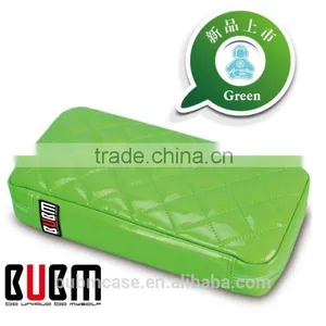 Fashion Green 64 Capacity PU Fabric DVD Case CD Holder Personalized cd Case Multi Disc Dvd Cases thumbnail-2